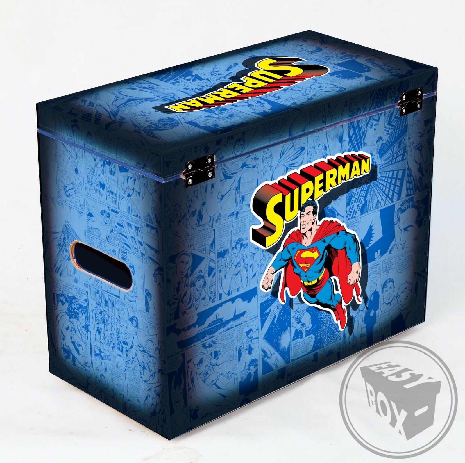 Superman - Large Comic Book Hard Box Chest MDF