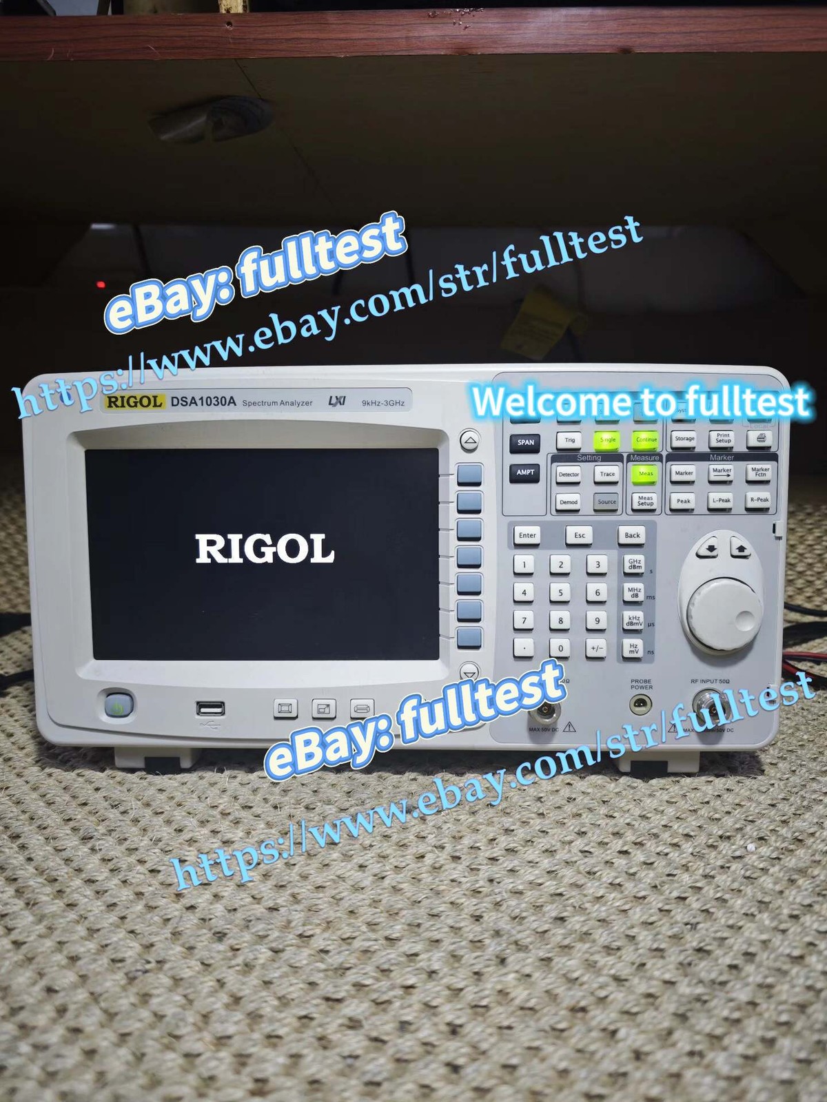 1PCS RIGOL DSA1030A Spectrum Analyzer -fulltest