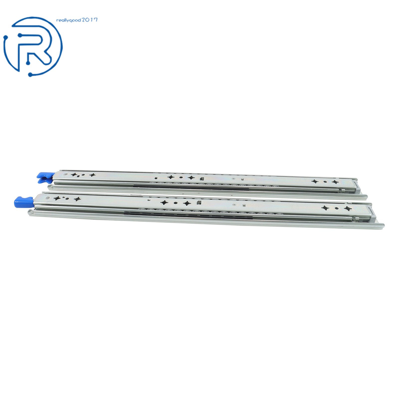 1 Pair 20 Inch With Lock Heavy Duty Drawer Slides 500 Lbs Extension Rails Rail