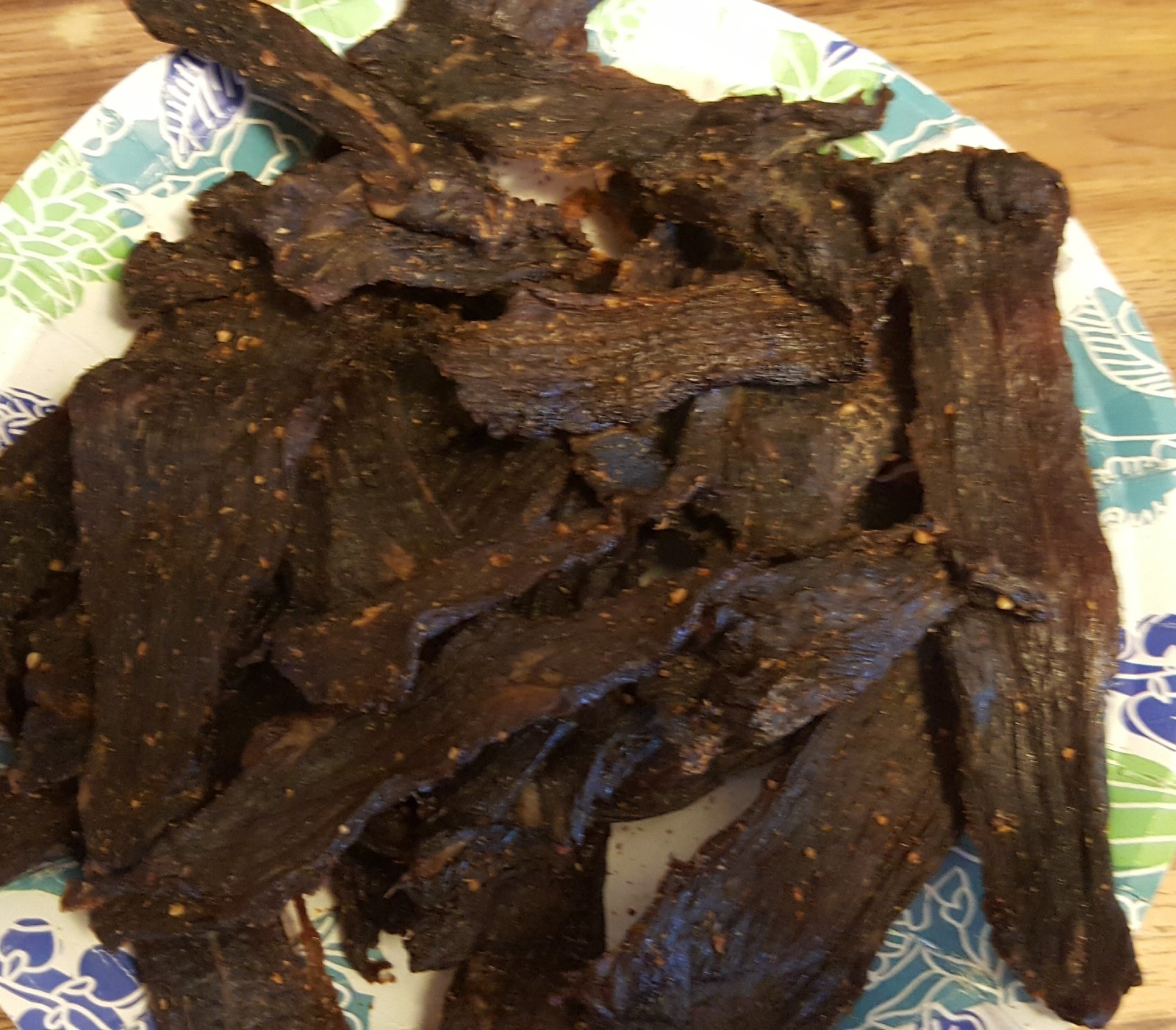 Juan & Teresa 5 LBS CALIENTE (HOT) CARNE SECA ANGUS BEEF JERKY homemade
