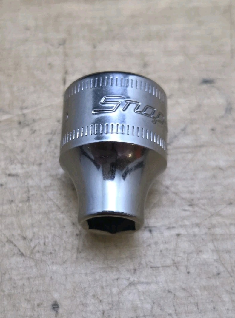 New Snap On FSM71 - 3/8" Drive 7mm Shallow 6 Point Chrome Socket