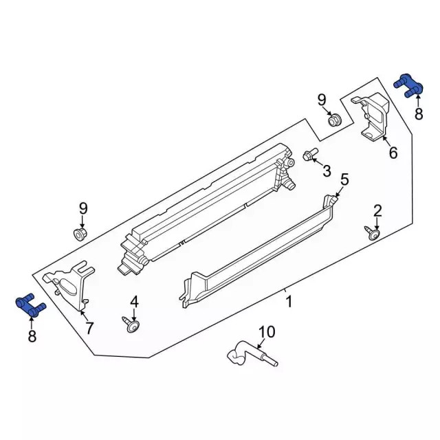 Genuine Ford Extension Bolt -W714631-S439