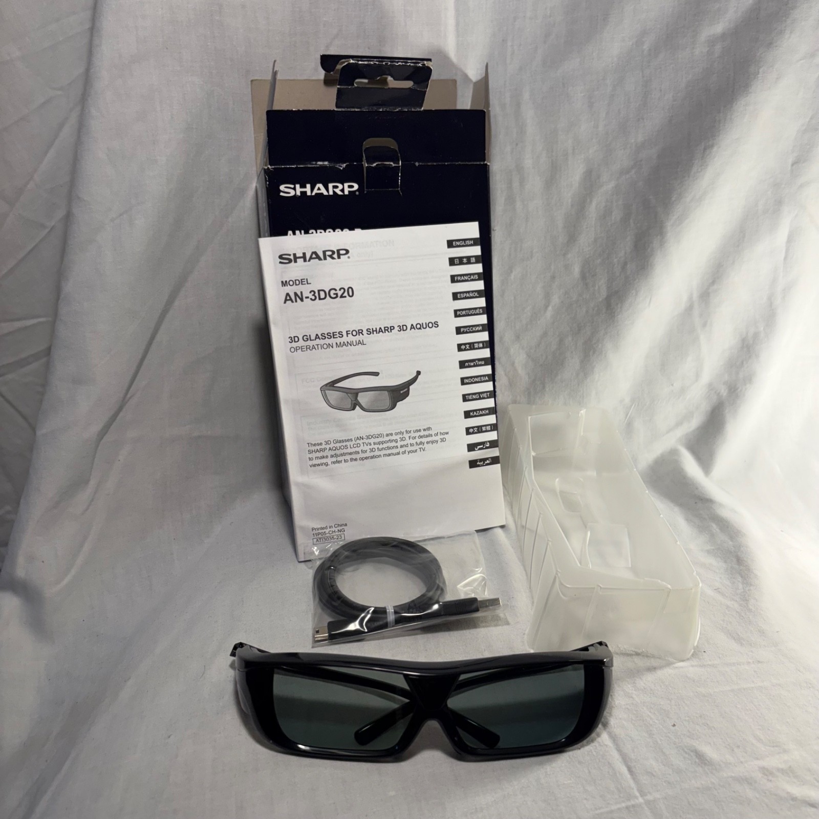 SHARP AN-3DG40 Active 3D Glasses
