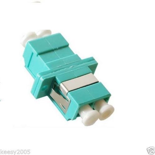25Pcs LC to LC Duplex Fiber Optical Connector Optic Adapter Flange Coupler -3948