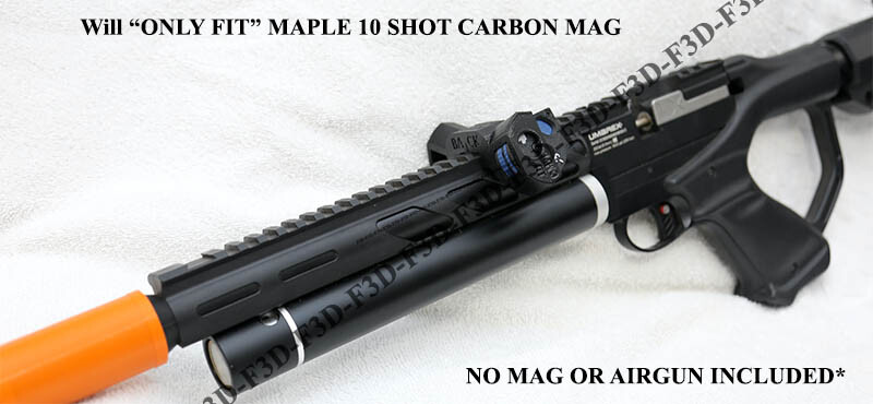 Umarex Notos 2 Mag Holder MAPLE Carbon + Standard Orange 10 Mag Picatinny PCP