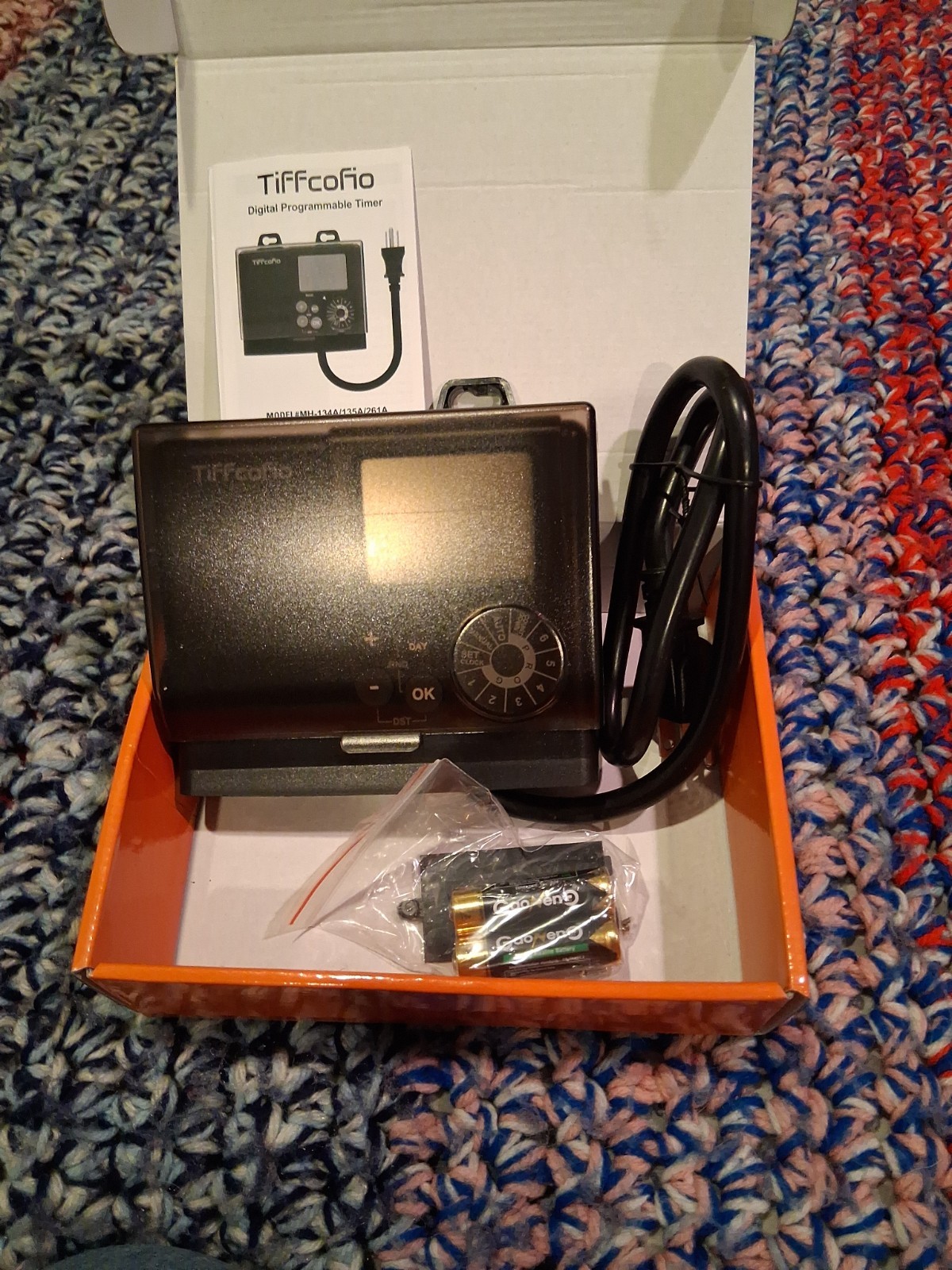 Tiffcofio Programmable Digital Outdoor Timer