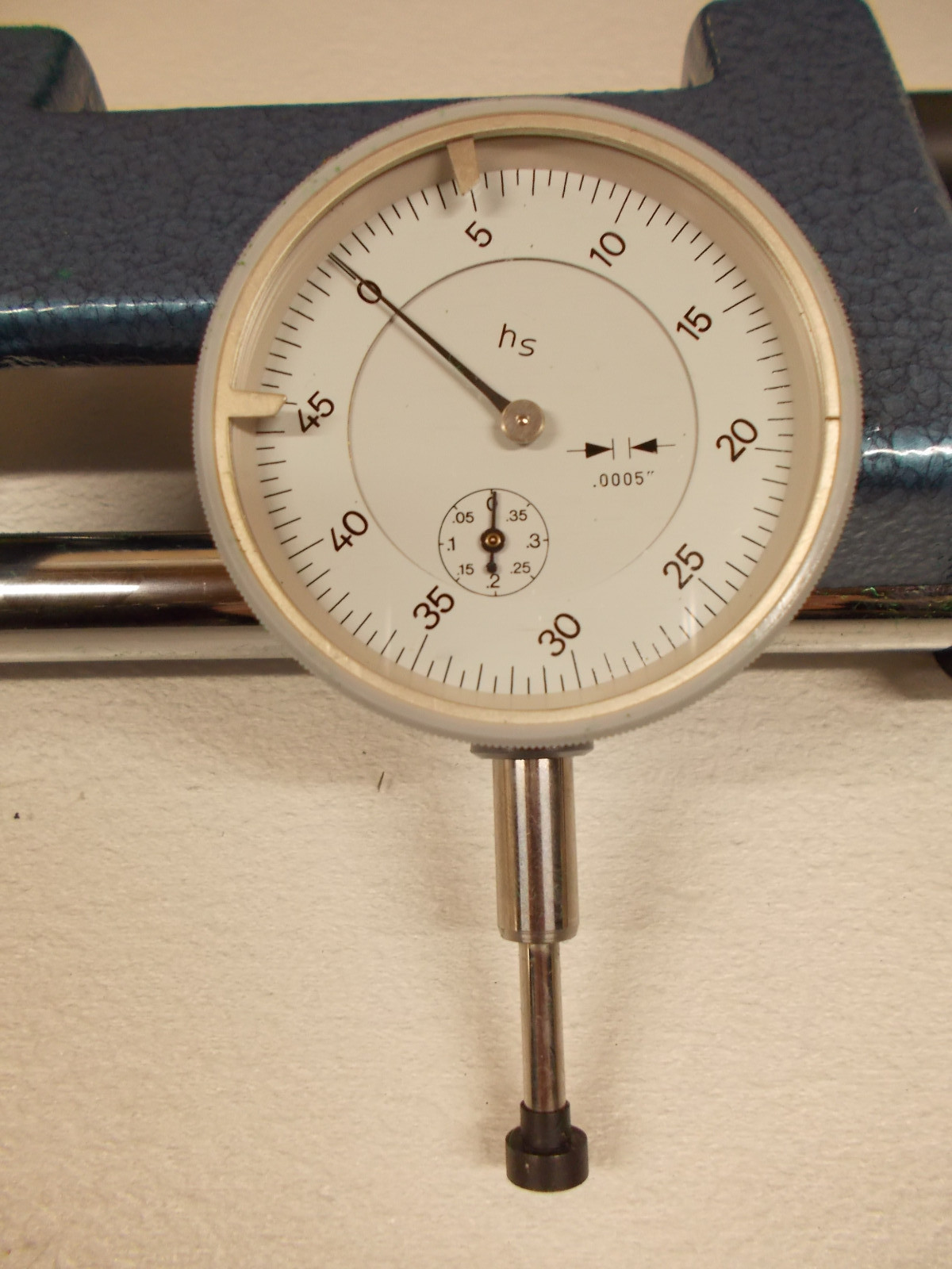 HS Dial Indicator With Stand Ink Press Calibration Tool Packing Gauge