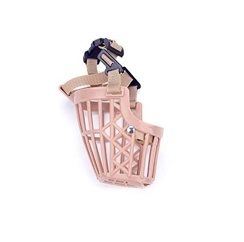 7pcs/Set Plastic Dog Muzzle, Anti Bite Adjustable Pet Basket, Dogs Training