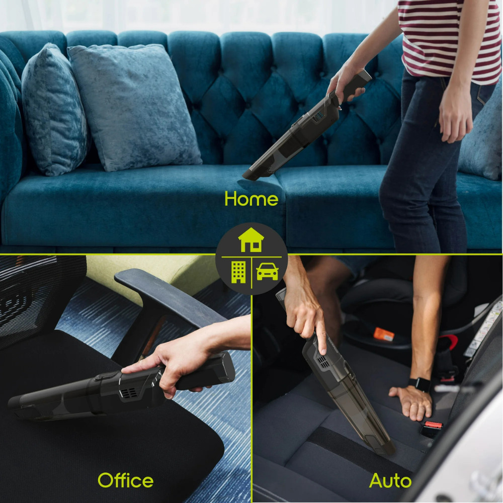 IonVac PowerMax Cordless Handheld Vacuum Cleaner USB Charging with Attachments