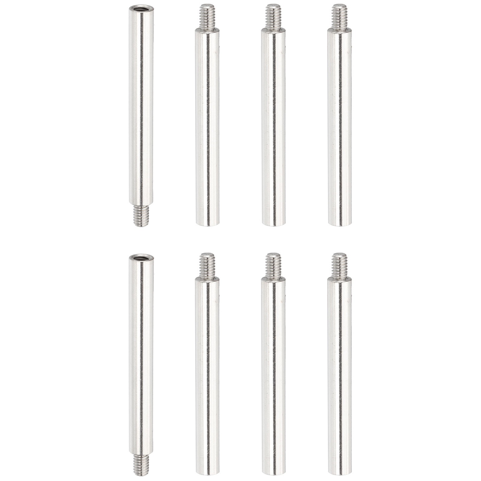 M4x50+6mm Album Scrapbook Extension Posts Extension Screw Stainless Steel 8Pcs