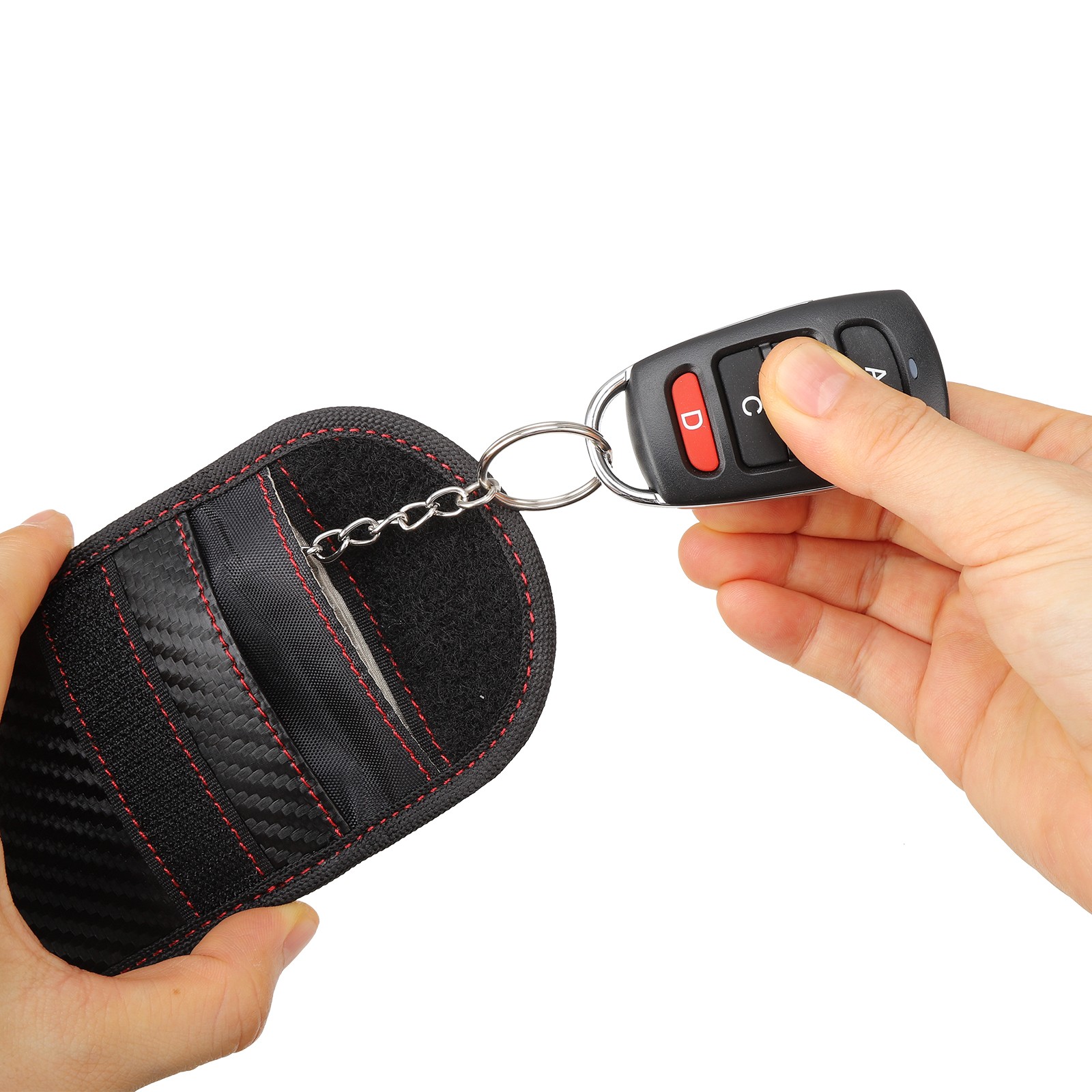 Car Key Signal Blocker Case Faraday Fob Pouch Keyless RFID Security Blocking Bag