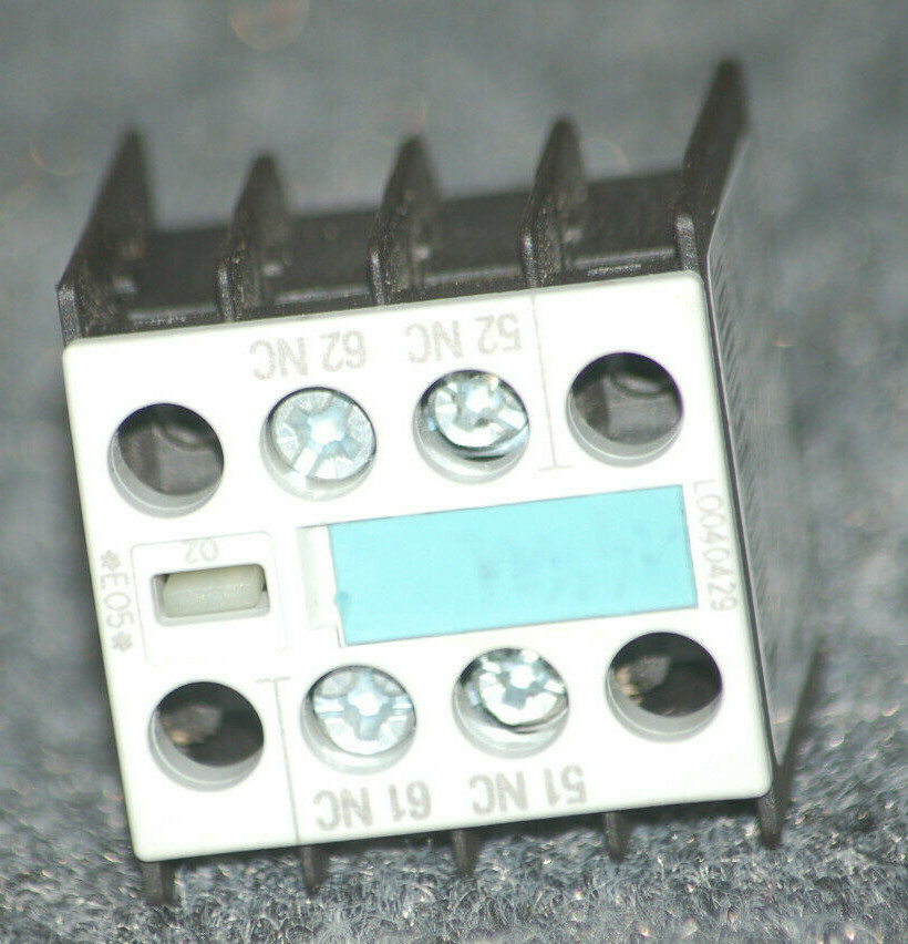 SIEMENS AUXILIARY CONTACT BLOCK 3RH1911-1FA02,  3RH19111FA02