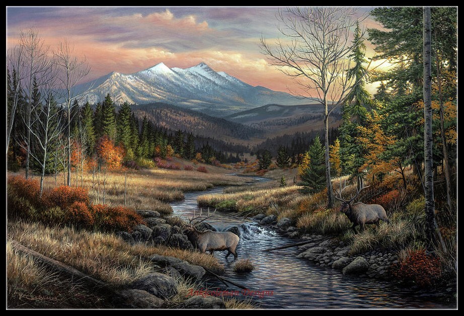 A Wanderers Dream - DIY Chart Counted Cross Stitch Patterns Needlework DMC Color