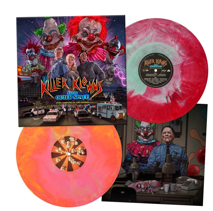Killer Klowns From Outer Space 2LP Killer Klown Handpoured Colored Vinyl Waxwork