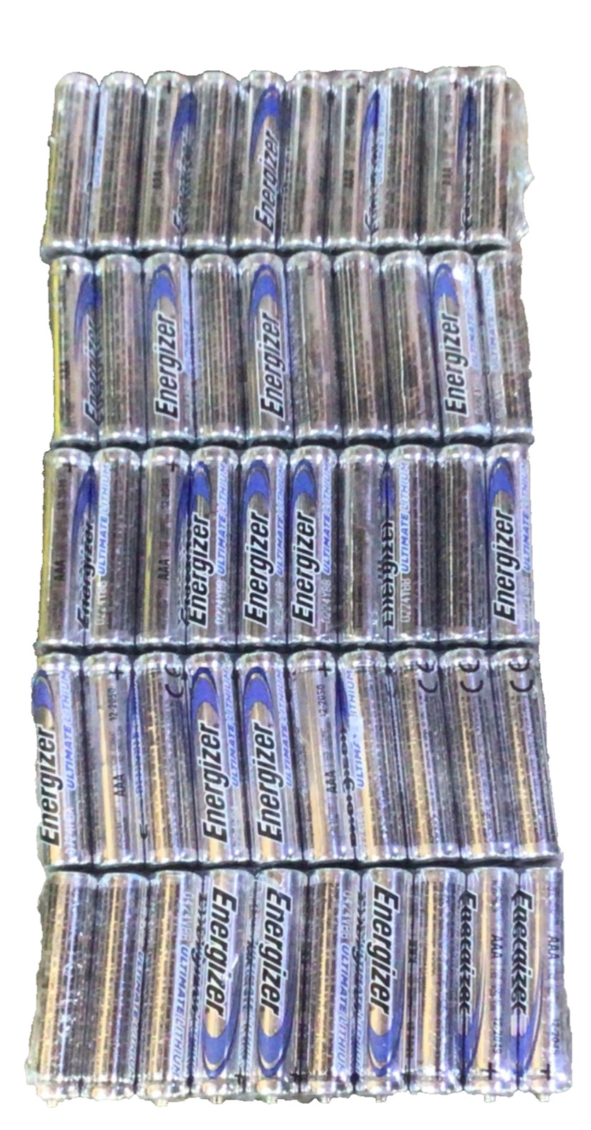 50 Energizer Ultimate AAA L92 Lithium Batteries