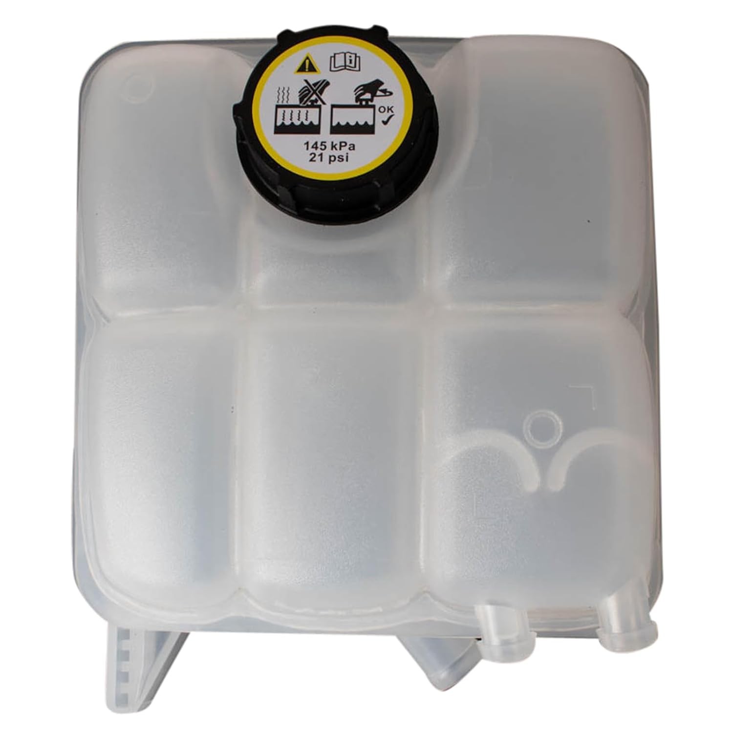 TRQ Front Radiator Coolant Reservoir Expansion Tank Overflow Bottle Compatible