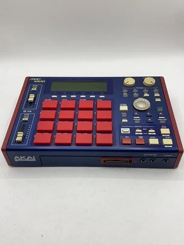 AKAI Professional MPC1000 Sampler Drum Machine Sequencer Blue Red No BOX