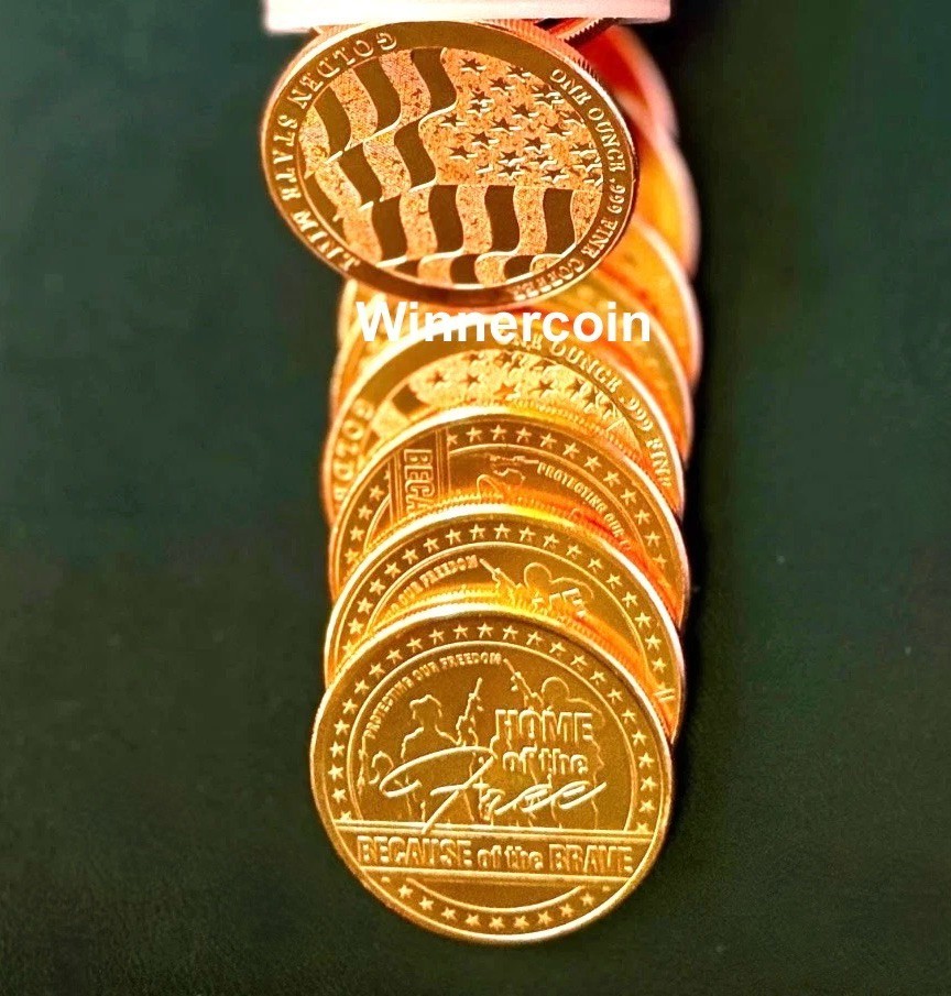 Home of the Free Golden State Mint 1 oz .999 Fine Copper BU Round USA