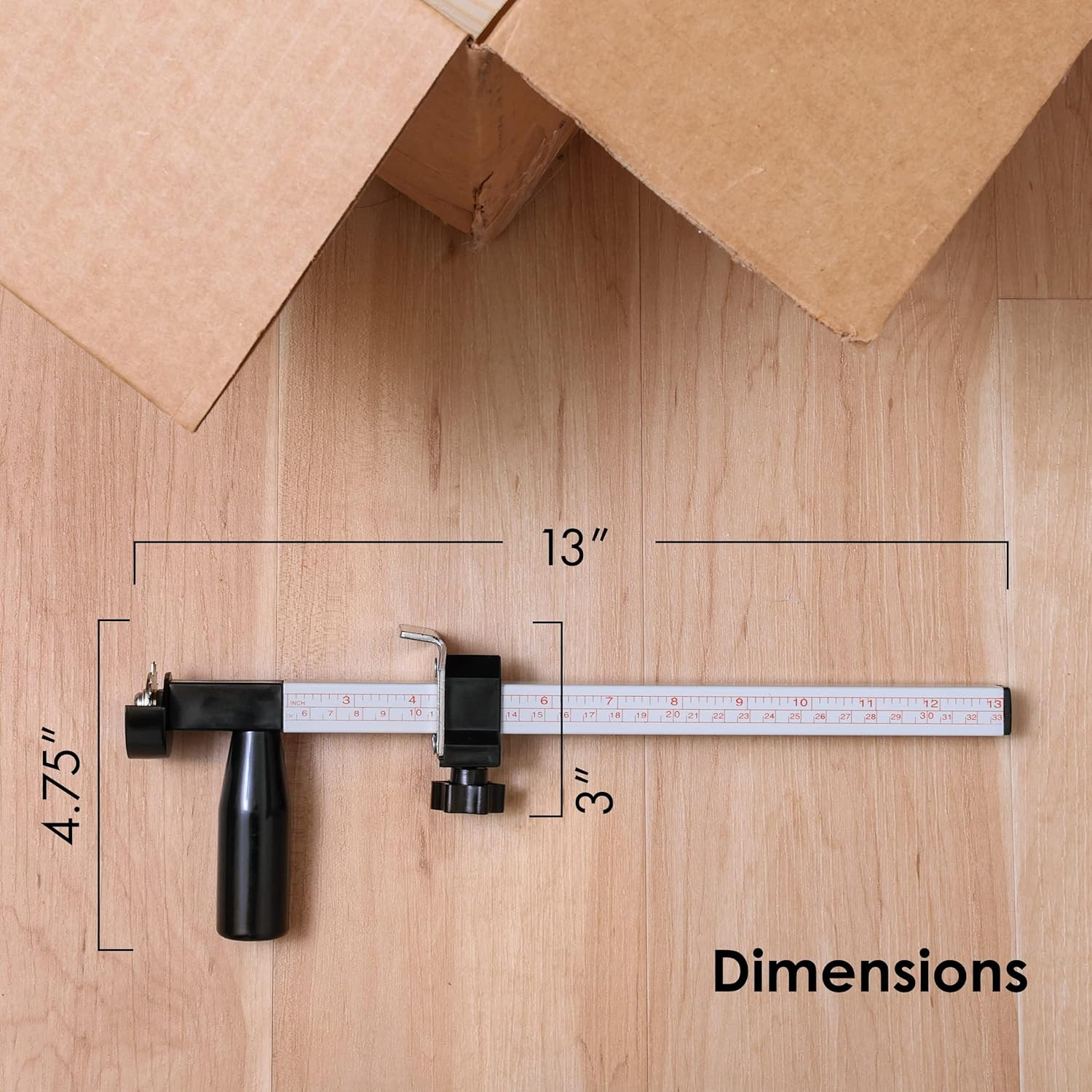 Box Resizer Tool with Scoring Wheel - Cardboard Box Reducer to Customize Shippin