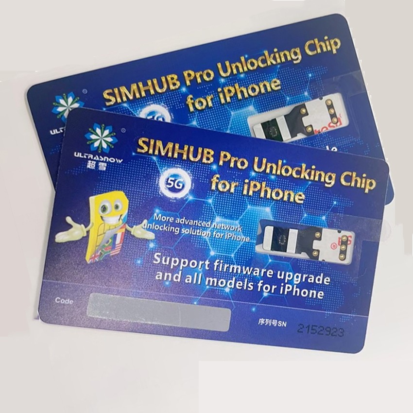 MEP2.0 Unlock Chip Turbo SIM Card Heicard Sticker IPCC Dual SIM 5G For iPhone
