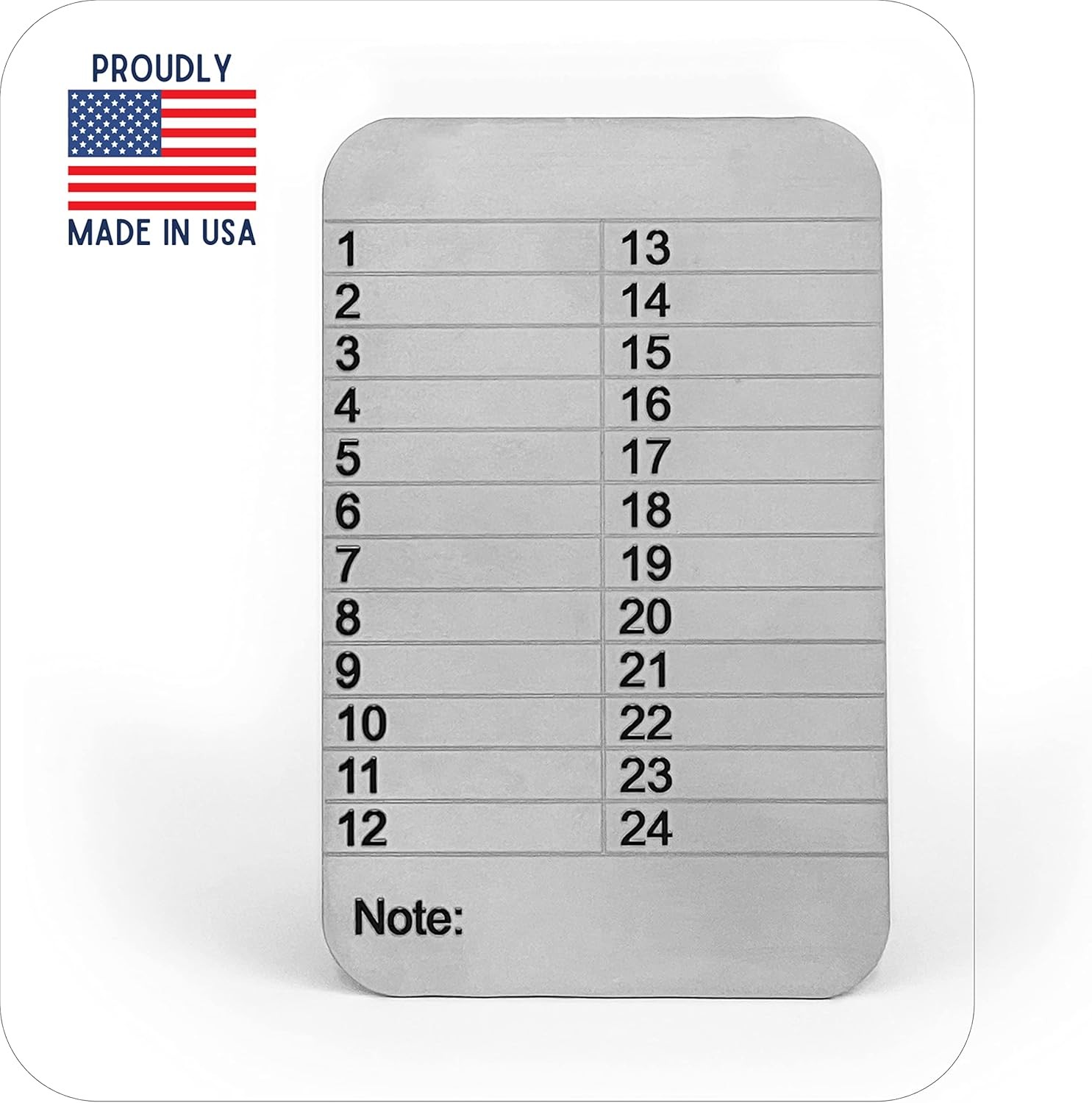 Vilo Cryptocurrency Steel Wallet, 24 seed phrase storage, Stainless Steel Crypto