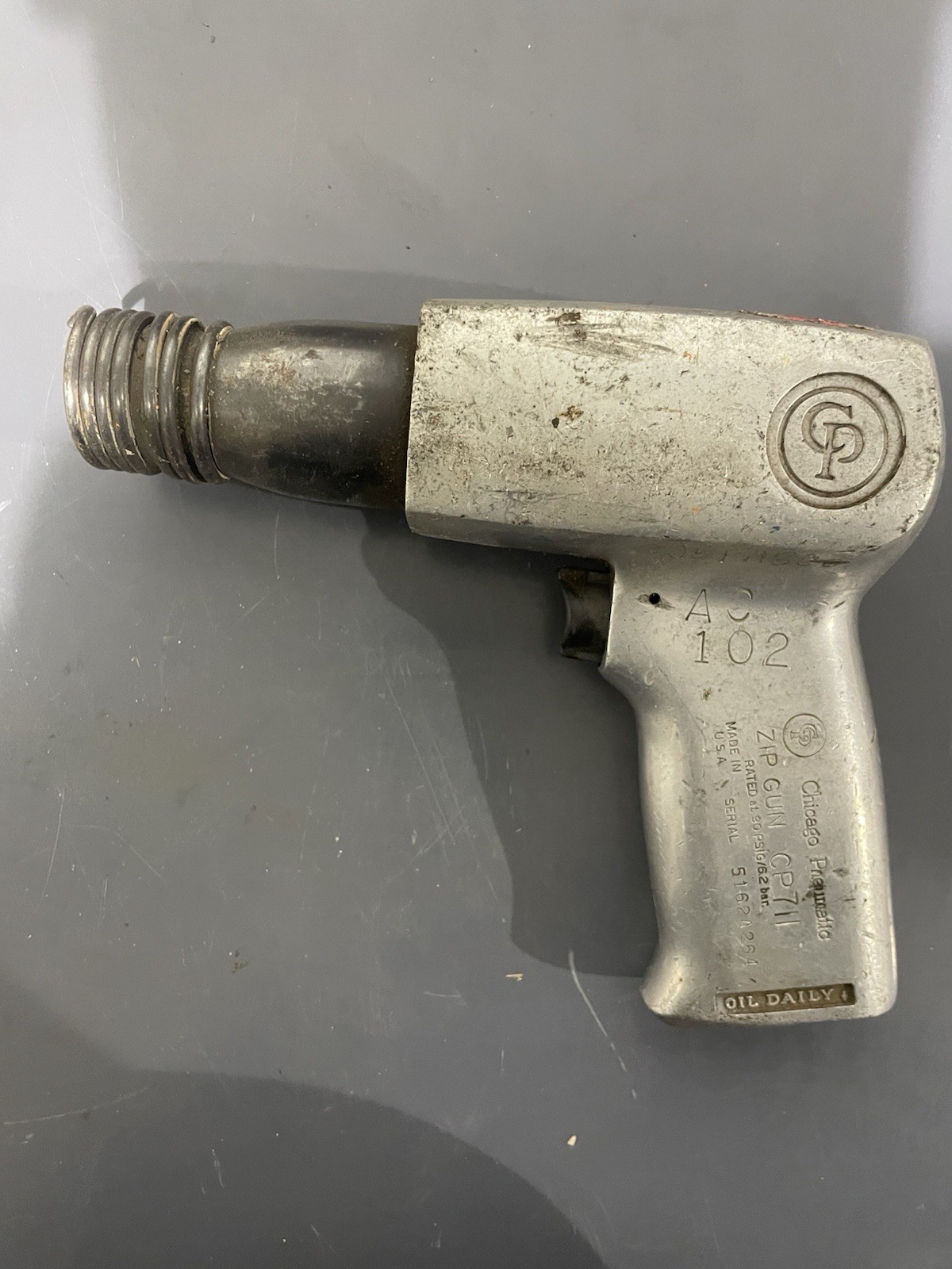 Chicago pneumatic cp711 heavy duty zip gun air hammer
