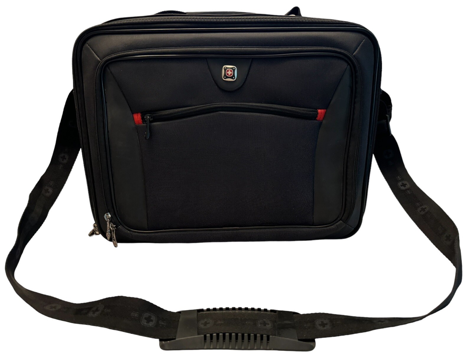 Swiss Gear Insight 16” Computer Messenger Bag Black Lightly Used