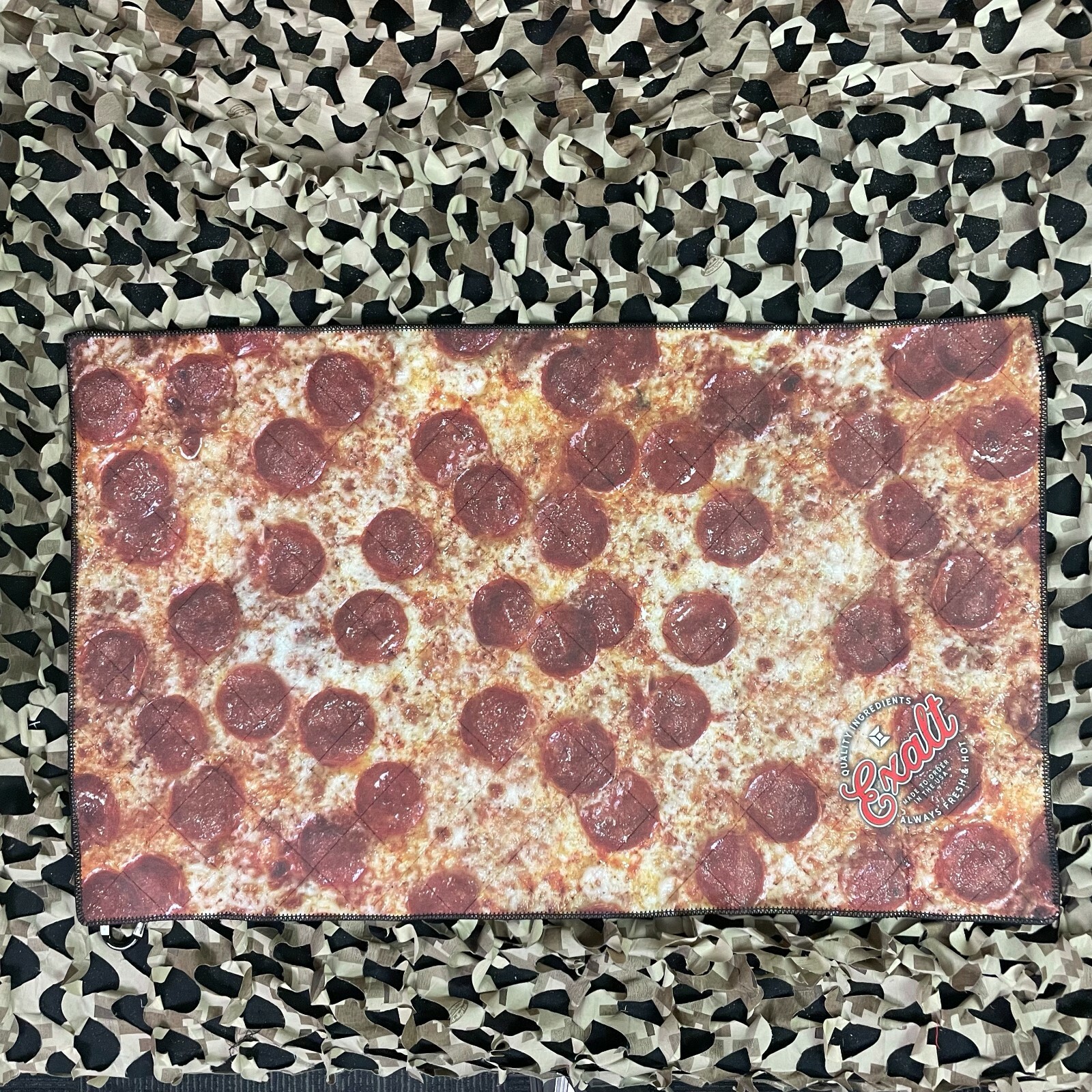 NEW Exalt Microfiber Team Goggle Cloth - Pepperoni Pizza