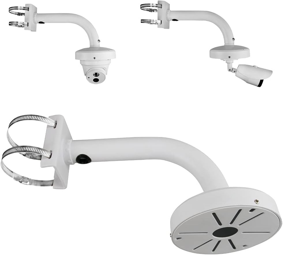 Dome Camera Universal Heavy-Duty Outdoor Security Camera Pole Mount Bracket