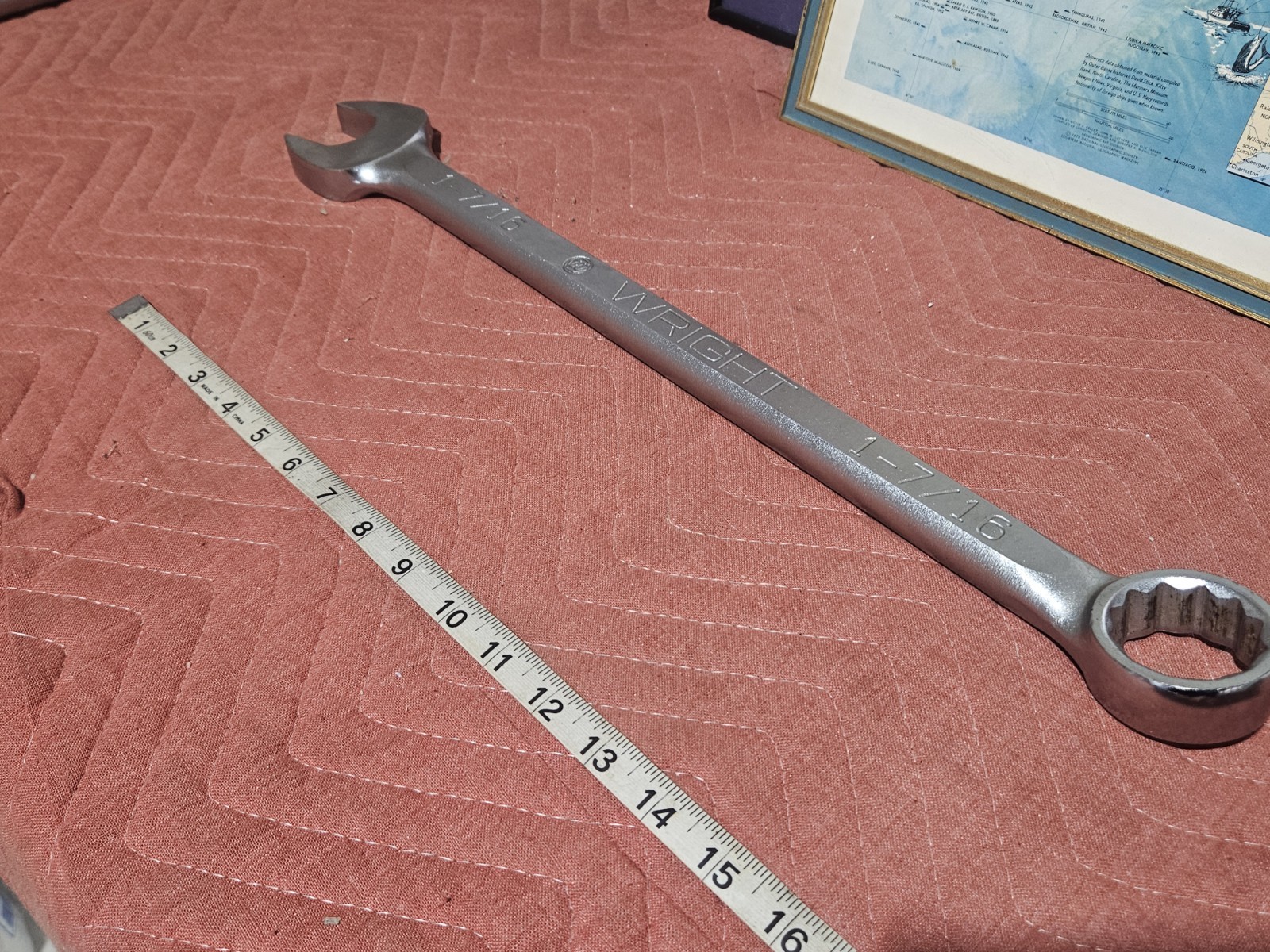 Wright Tool 1146 Combination Wrench WRIGHTGRIP 2.0 12 Point Satin 1-7/16"