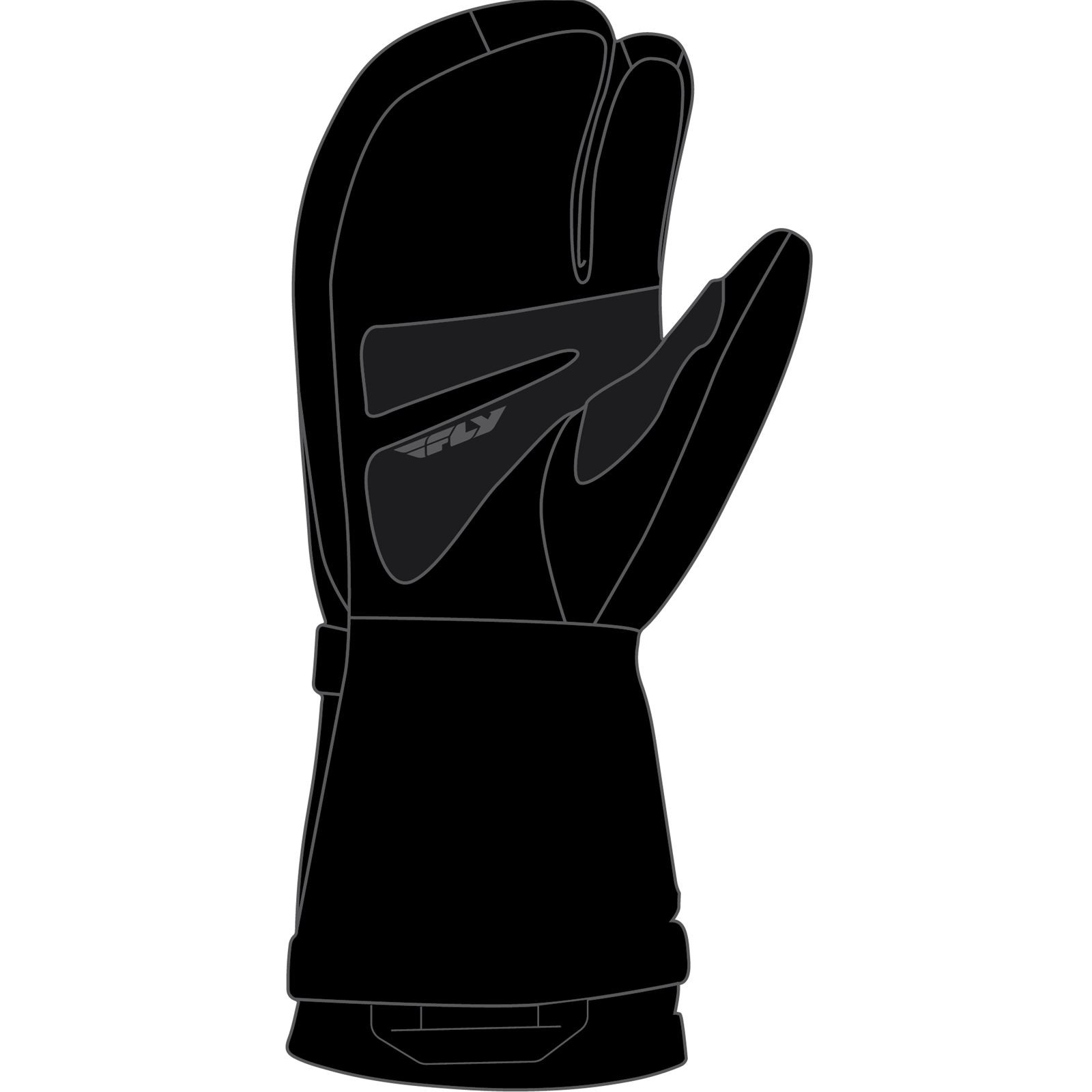Fly Racing Ridgeline Claws - Black - Large 363-3910L