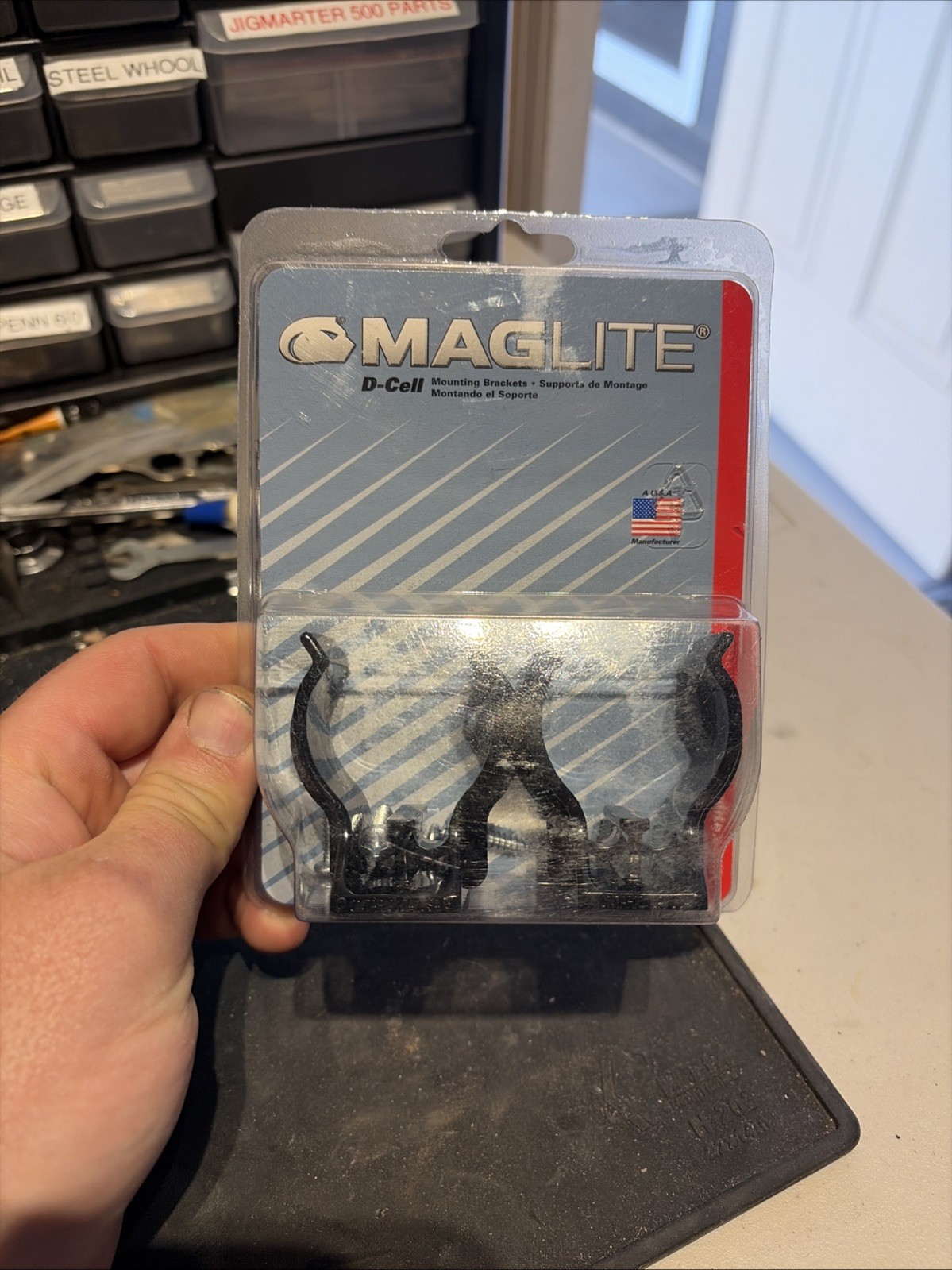 Mag Instrument D Cell Flashlight Mounting Brackets Set Of 2 Heavy Duty Black