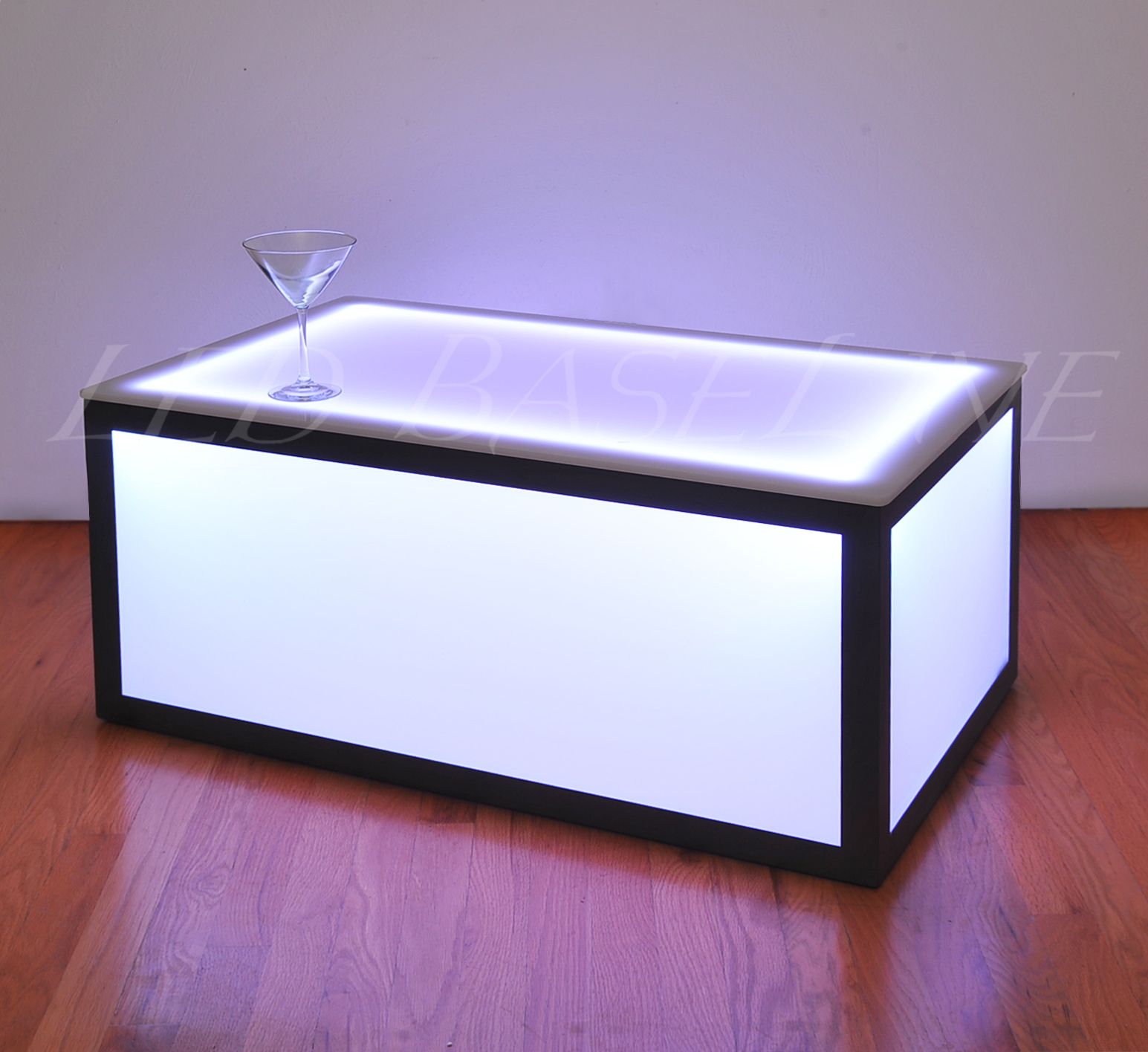 16" LED CUBE COFFEE TABLED BAR MODERN COLOR CHANGING