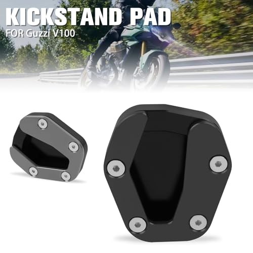 Kickstand Extender Enlarger Pad Side Stand Extension Plate Replacement Black
