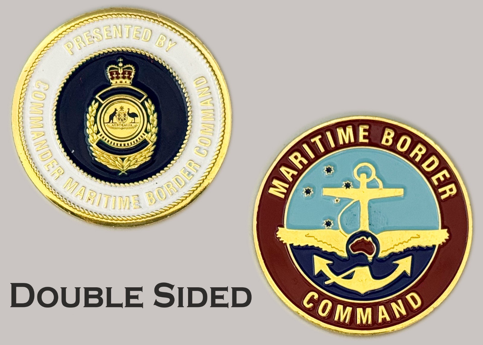 Maritime Border Command Commander Presented Challenge Coin  J#12