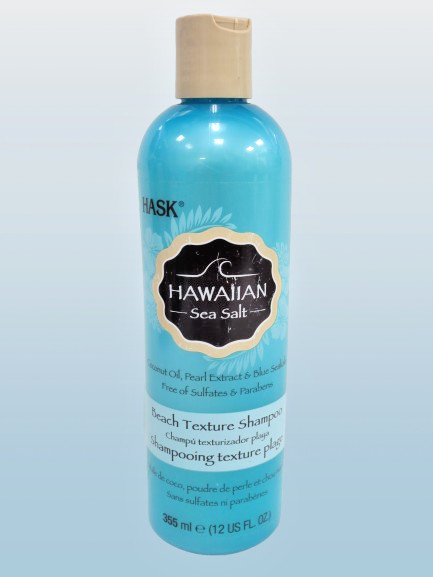 HASK HAWAIIAN SEA SALT BEACH TEXTURE SHAMPOO 12 OZ NWOB