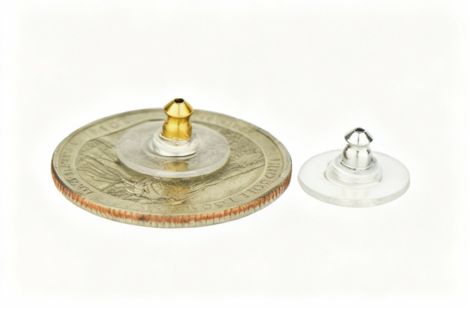 Earring Backs 6 Pairs Aluminum