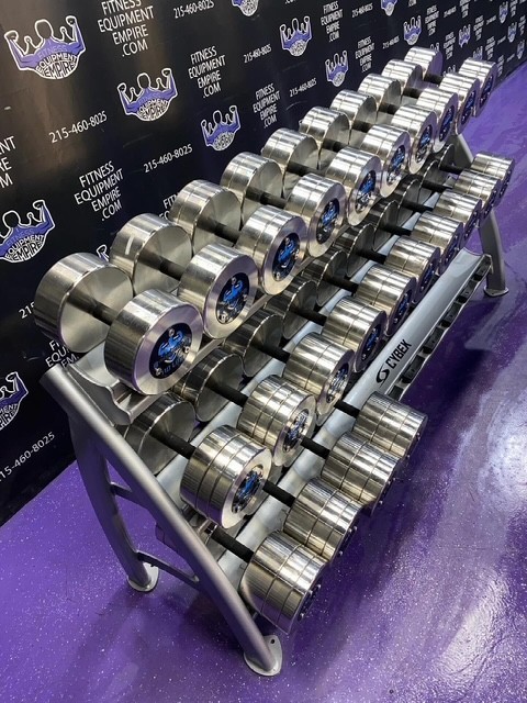 Watson Chrome Dumbbell Set w / Rack - HIGHEST QUALITY DUMBBELLS