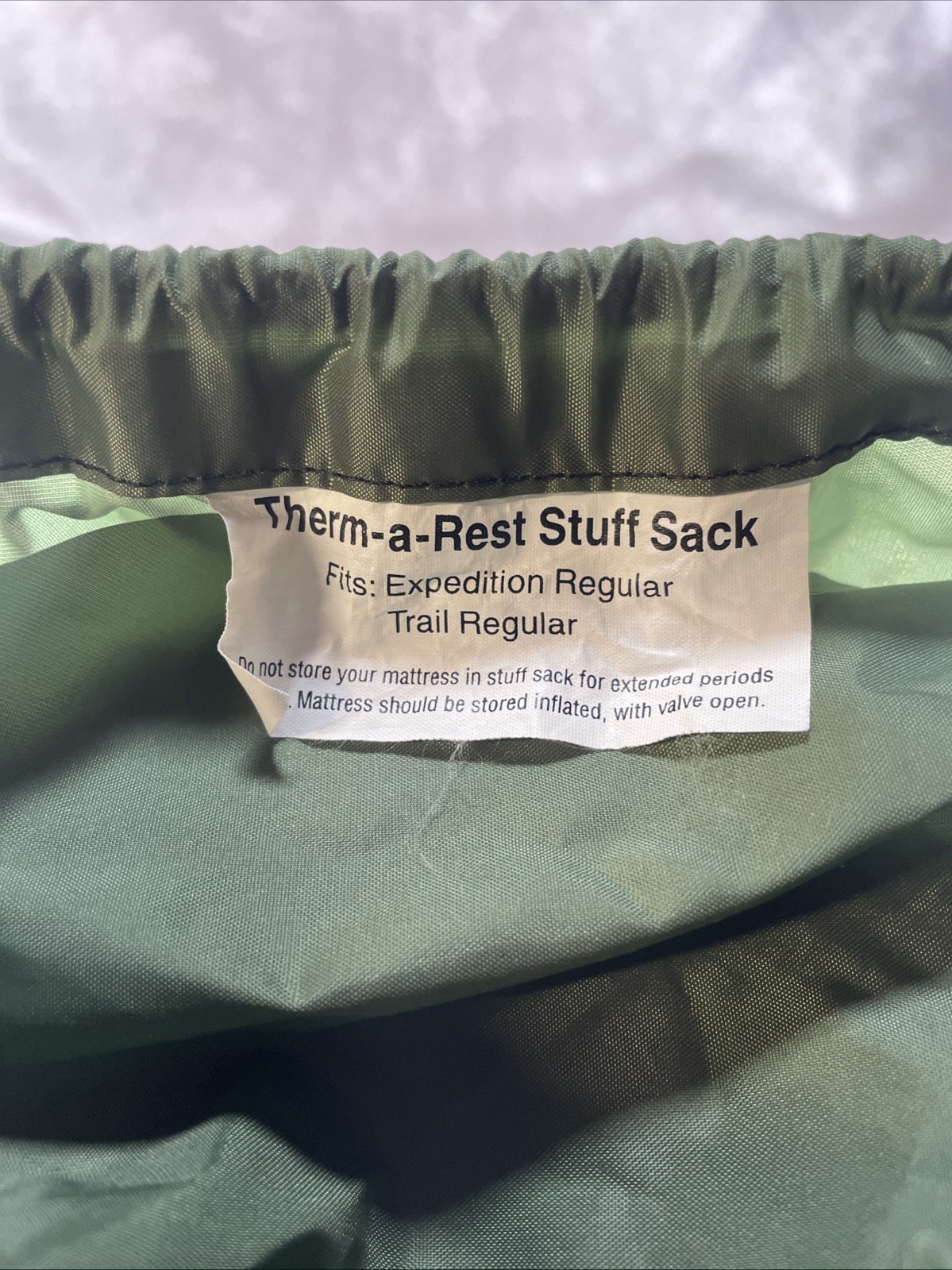 Therm-a-rest Stuff Sack Fits Expedition Regular Trail Regular Self Inflating