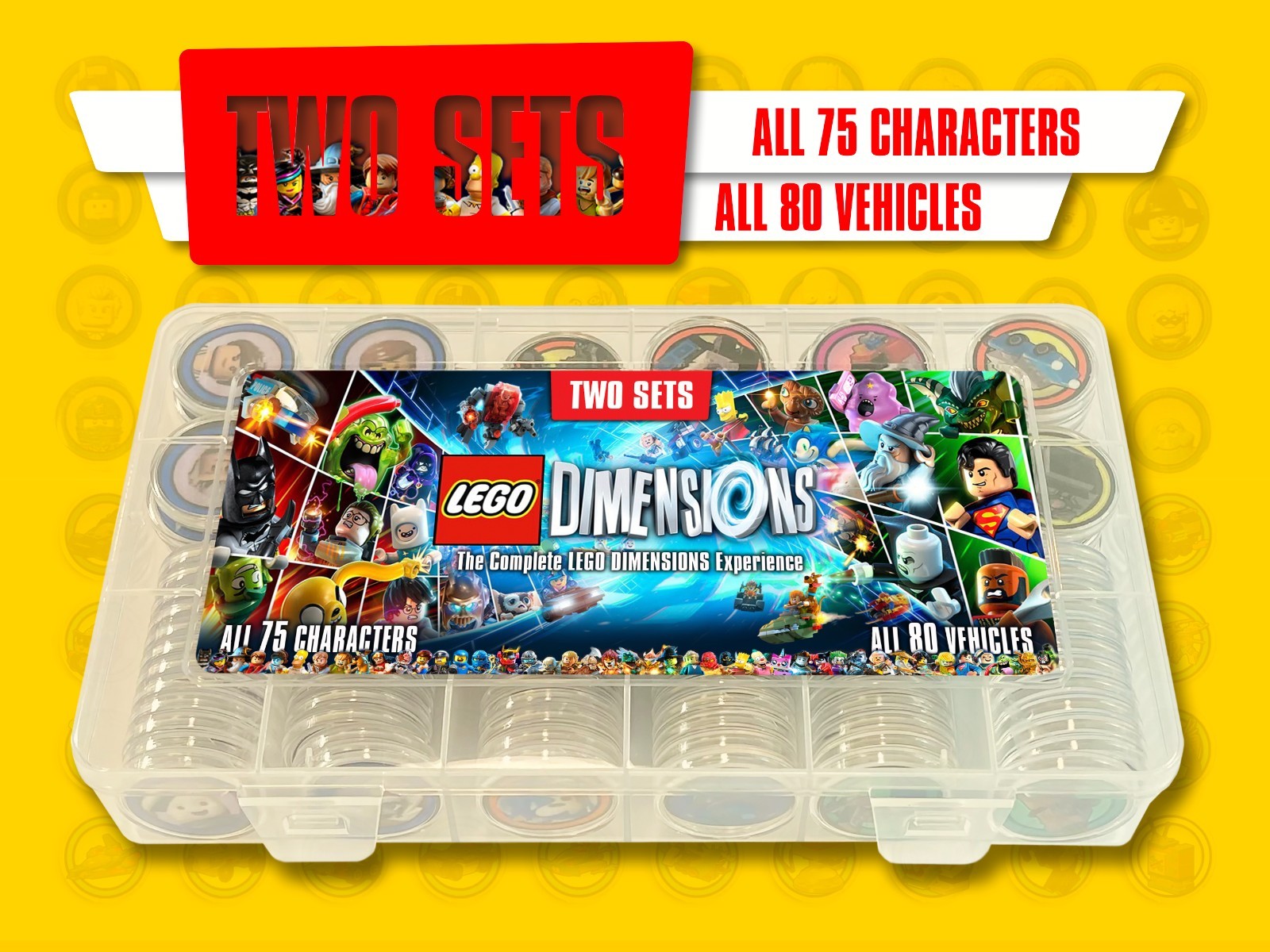 LEGO Dimensions | Two Sets [ 1 Box ] NFC Tags