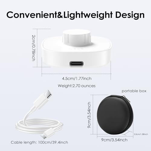 Compatible with Oura Ring 4 Charger, Not Suitable for Oura Ring Size 11 White