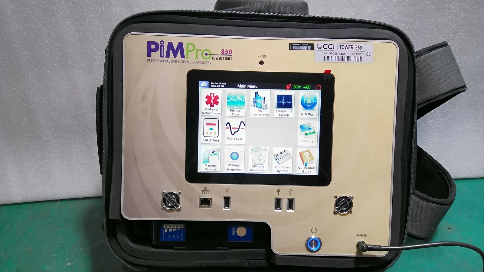 [Used] CCI / PimPro850 / Precision Passive Intermod Analyzer, 1pcs