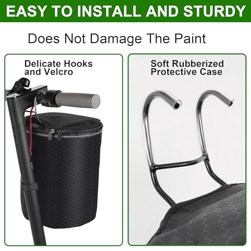 Scooter Waterproof Front Basket，Thickened Folding Bike Honeycomb Pattern