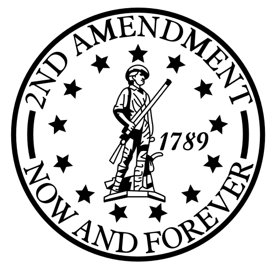2nd ADMENDMENT 1" lapel pin