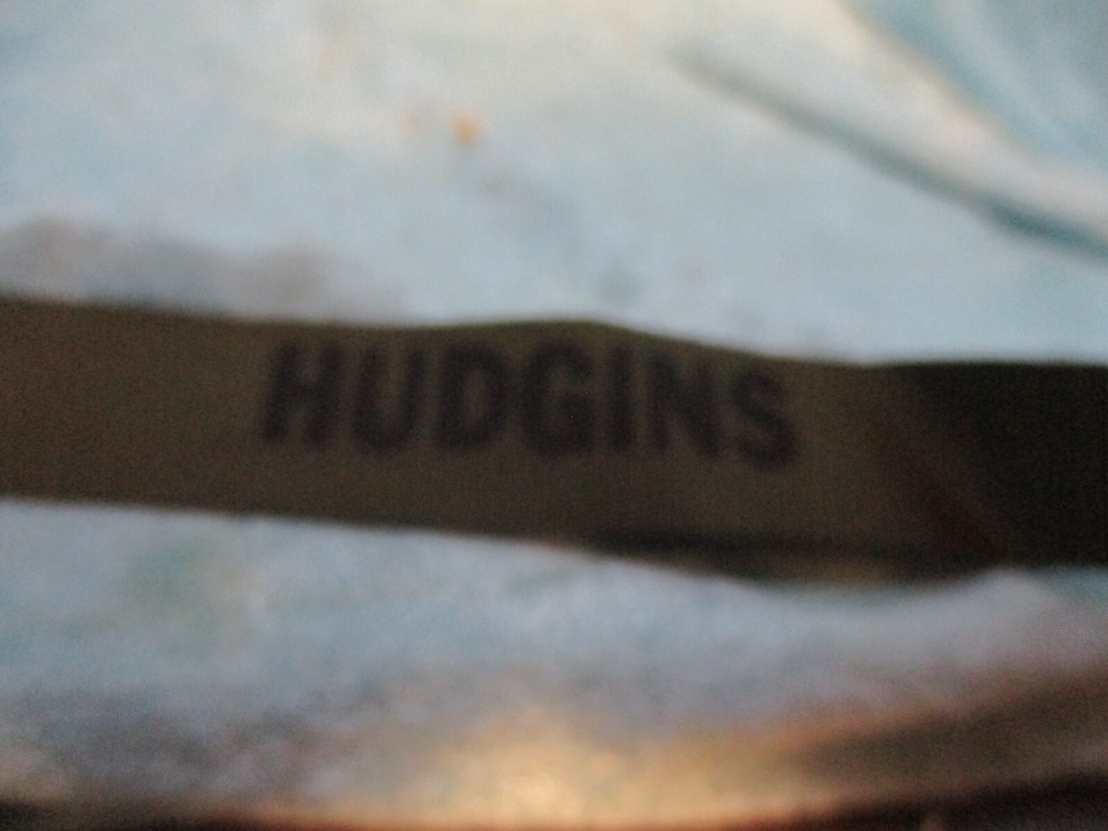 Military Name tag Patch (Hudgins)