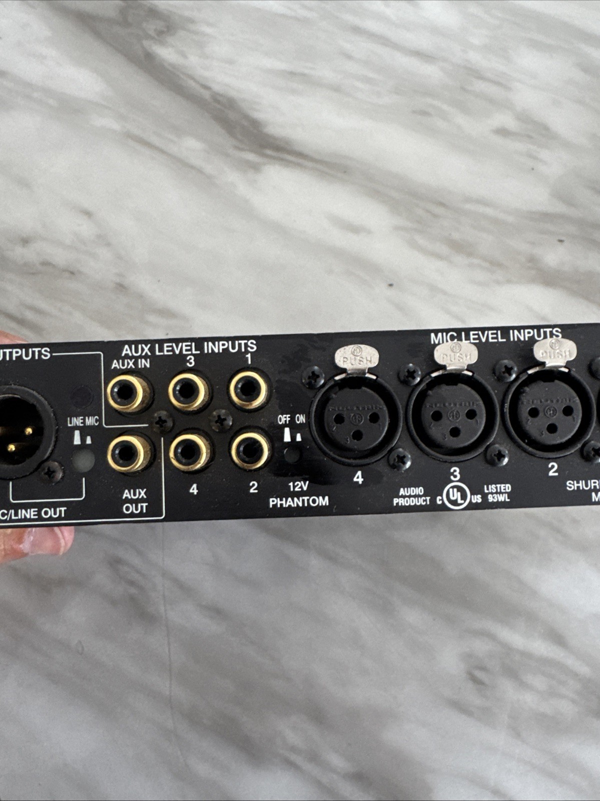 Shure SCM 268 4 Channel Compact Microphone Mixer