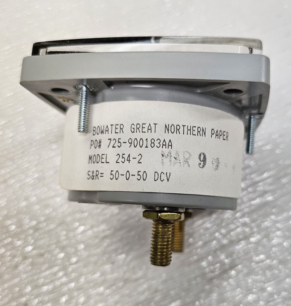 Yokogawa 254-2 Panel Meter 0-1500 D-C Volts
