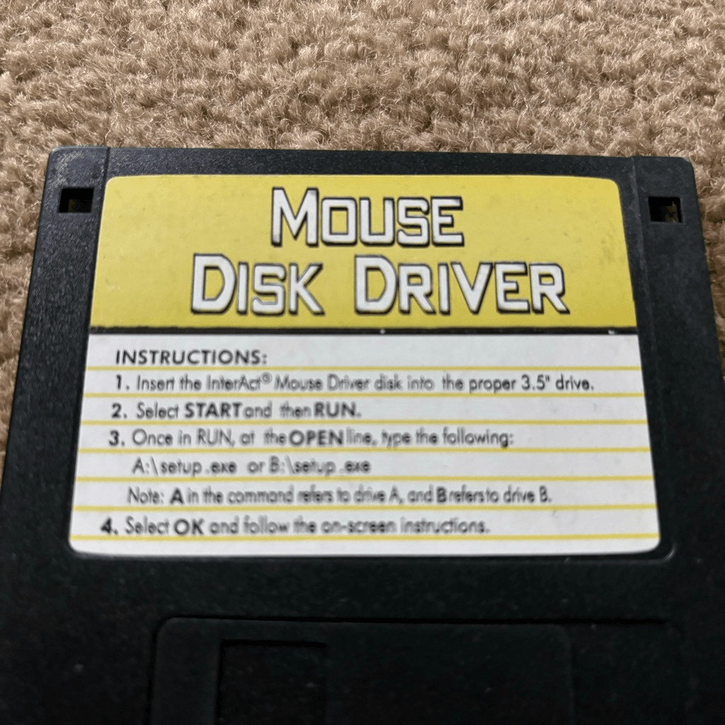 Mouse Disk Driver Floppy Disk