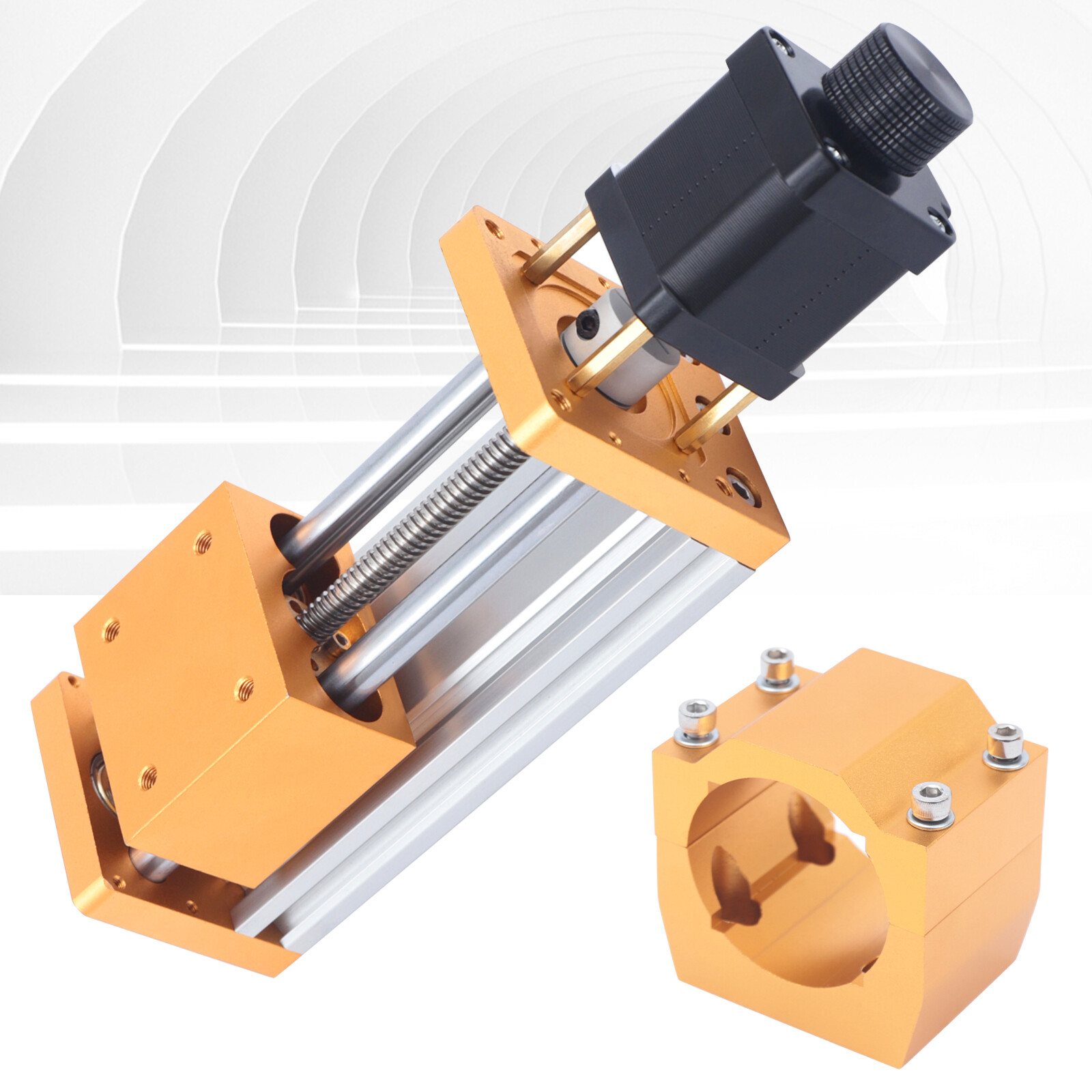 CNC Z-axis Module Support 3018plus 52mm Diameter Aluminum Slide + Upgrade kit