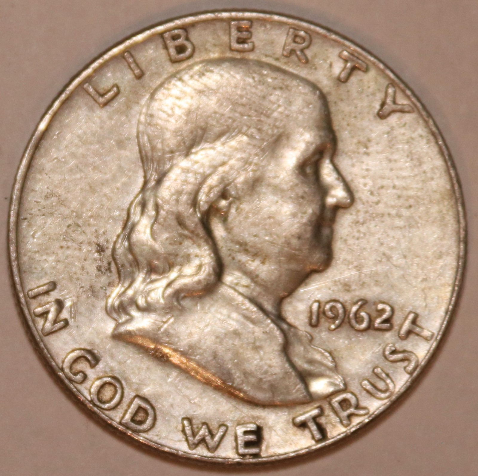 1962-D Franklin Half Dollar - Extra Fine - #4923EB